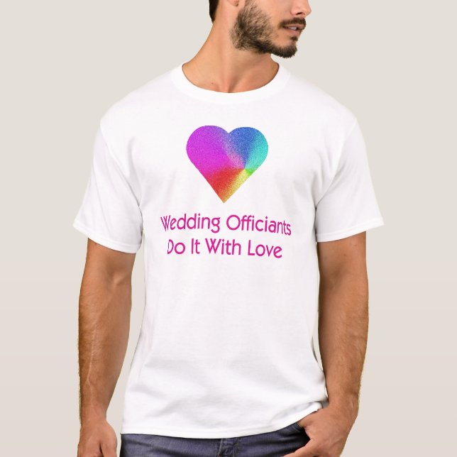 Camiseta Funcionarios bodas lo hacen con amor (Anverso)