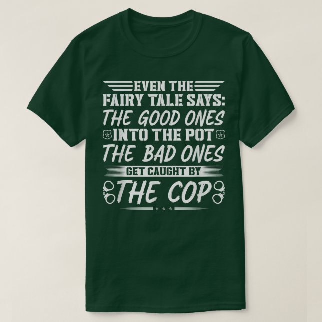 Camiseta Funcionarios correccionales citan a cuento de hada (Diseño del anverso)
