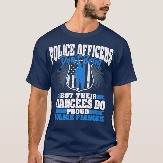 Camiseta Funcionarios de policía divertidos no desafian a l (Anverso)