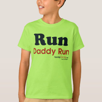 Camiseta Funcione con al papá funcionado con - corra para