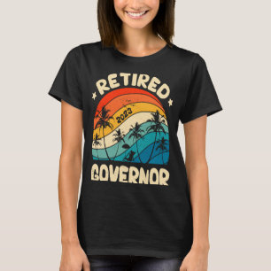 Camiseta Funcionó la Jubilación Vintage del Gobernador Retr