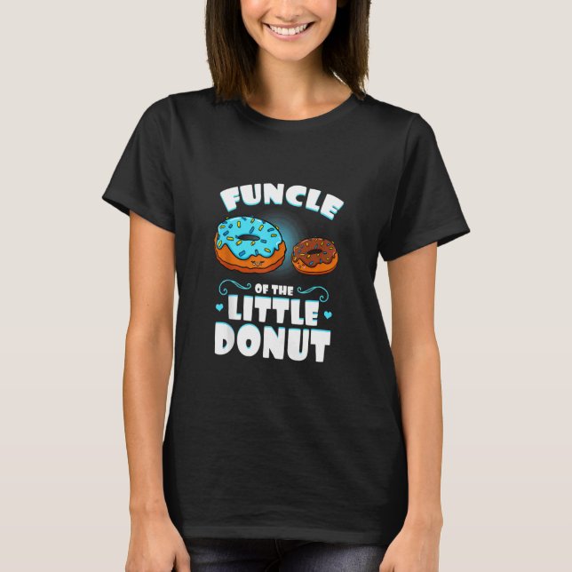 Camiseta Funcle De La Pequeña Revelación De Género De Donut (Anverso)