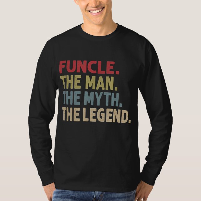 Camiseta Funcle el hombre el mito la leyenda cómico (Anverso)