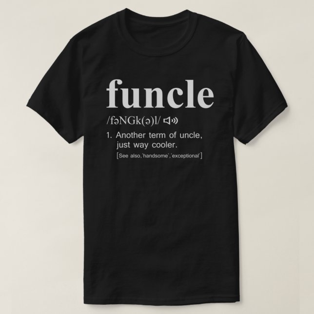 Camiseta FUNCLE Essential T-Shirt.png (Diseño del anverso)