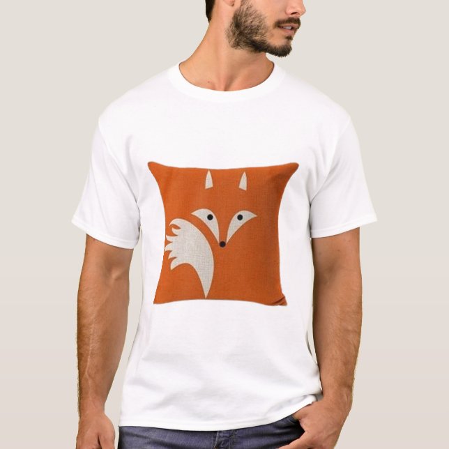Camiseta Funda de almohada de algodón y lino para decorar l (Anverso)