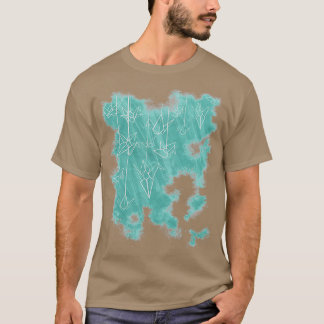 Camiseta Funda de grullas blancas