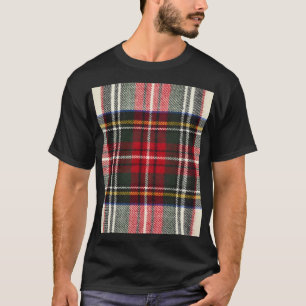 Camiseta Funda escocesa roja y blanca.