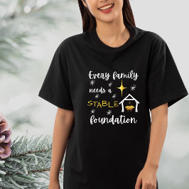 Camiseta Fundación Estable Navidades cristianos Jesús Mange