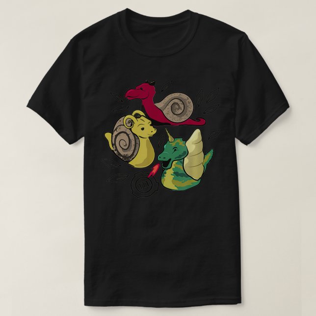 Camiseta Fundación SCP111 DragonSnails SCP (Diseño del anverso)