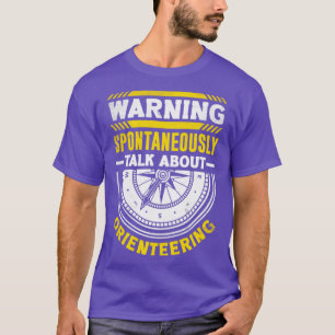 Camiseta Fundador de Orienteer que ejecuta la orientación e