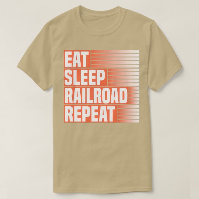 Camiseta Fundador del ferrocarril Cita al trabajador del fe (Diseño del anverso)