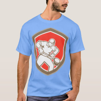 Camiseta Fundador Trabajador Holding Ladle Retro T