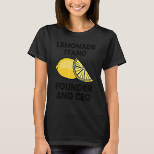 Camiseta Fundador y director ejecutivo de puesto de limonad