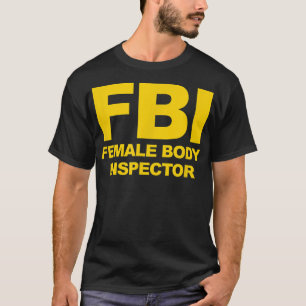 Camiseta Fundadosa funcionaria del FBI, inspector del cuerp