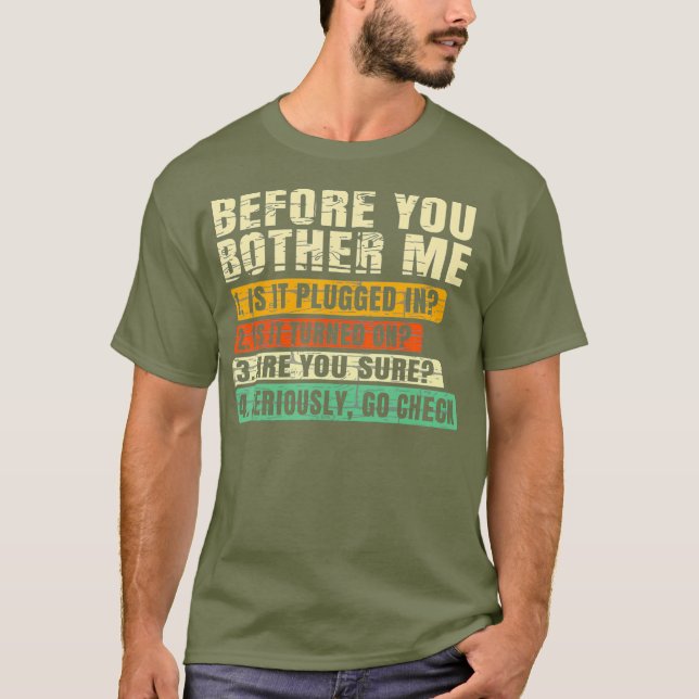 Camiseta Fundadosa tecnología de la información técnica téc (Anverso)