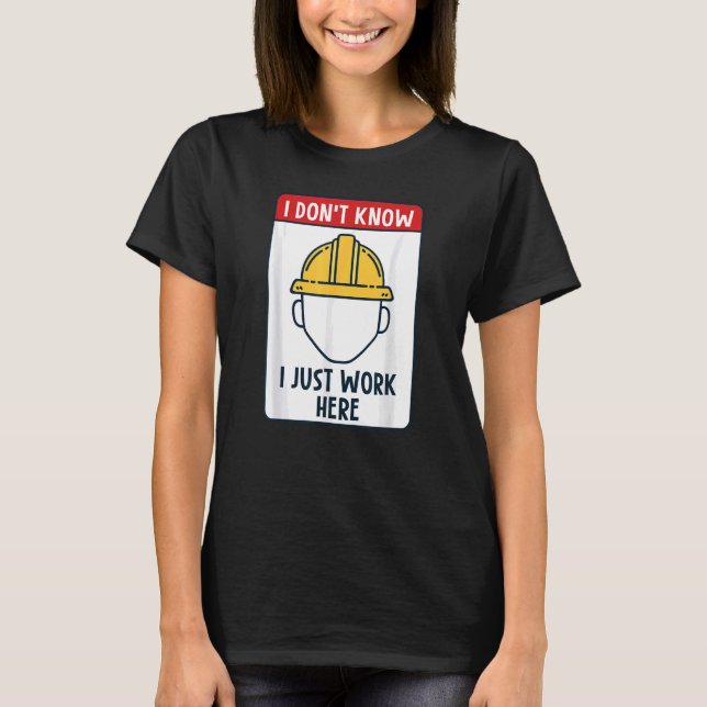 Camiseta Fundadosa trabajadora de construcción que no sé qu (Anverso)