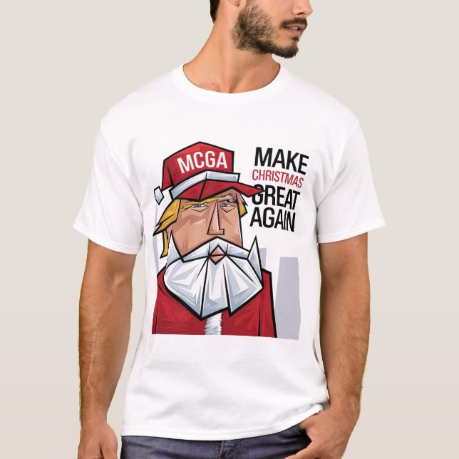 Camiseta Fundadosamente Trump Santa hace a los Navidades gr (Anverso)