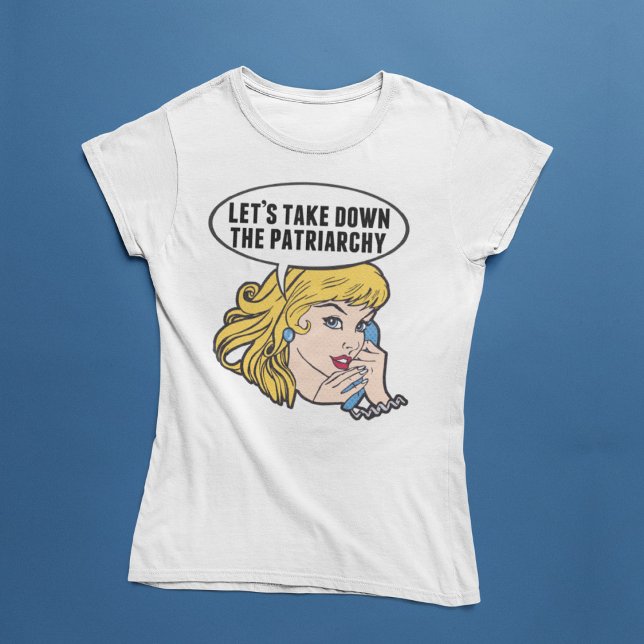 Camiseta Fundadoso Pop Art Retro Patriarcado Político (Subido por el creador)