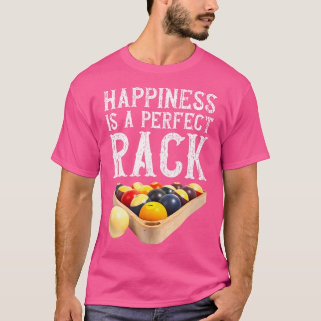 Camiseta Fundadoso rack Billiards 8 Ball Pool Billiards Pla (Anverso)