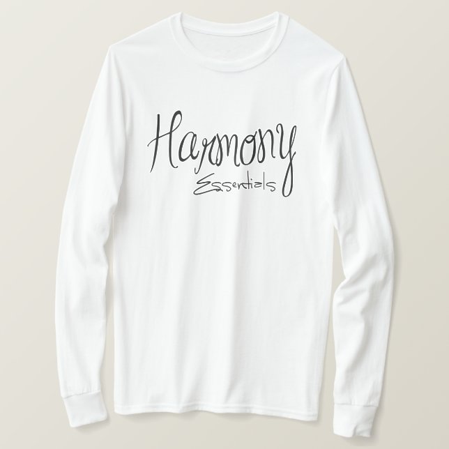 Camiseta Fundamentos de Armonía (Anverso del diseño)