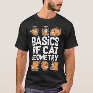 Camiseta Fundamentos De La Geometría Felina, Profesor De Ma