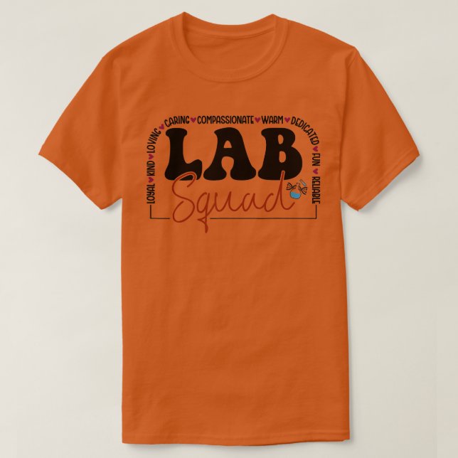 Camiseta Fundición de técnicos de laboratorio médico de Lab (Diseño del anverso)