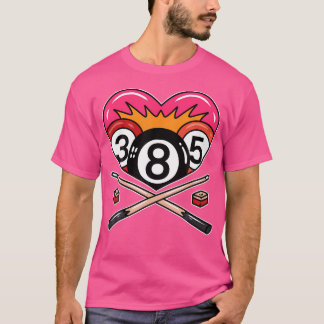 Camiseta Fundido 8 Ball Billiard Pool Player Eight Ball Bil