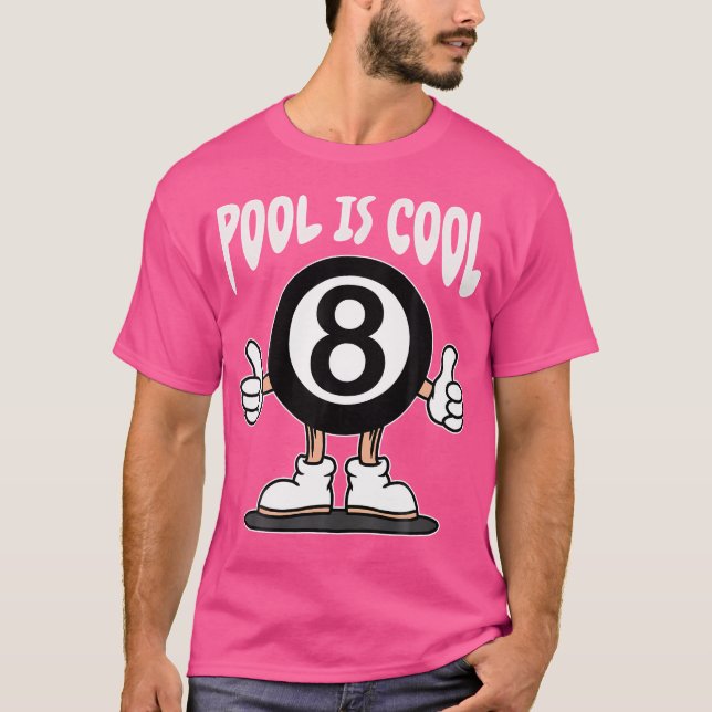 Camiseta Fundido 8 Ball Billiard Pool Player Eight Ball Bil (Anverso)