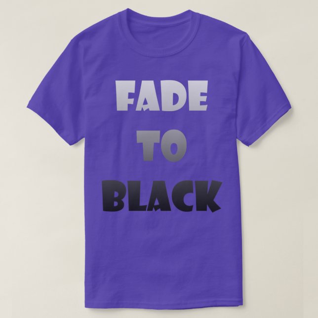 Camiseta Fundido a negro (Diseño del anverso)