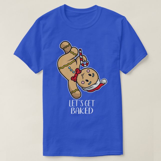 Camiseta Fundido hombre de pan de jengibre bailando vamos a (Diseño del anverso)