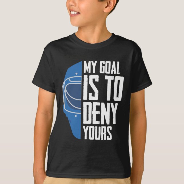 Camiseta Fundido portero de hockey sobre hielo de la defens (Anverso)
