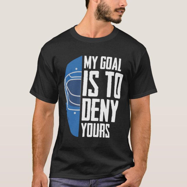 Camiseta Fundido portero de hockey sobre hielo de la defens (Anverso)