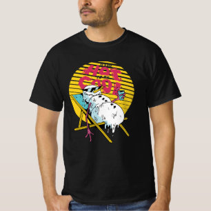 Camiseta Fundiendo Snowman tan caliente para estar fresco