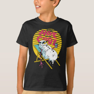 Camiseta Fundiendo Snowman tan caliente para estar fresco