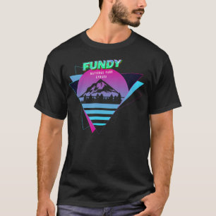 Camiseta Fundy - Parque Nacional Canadiense Retro Souvenir