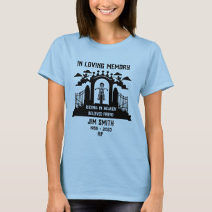 Camiseta Funeral de moto en memoria