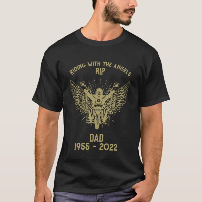Camiseta Funeral de moto en memoria (Anverso)