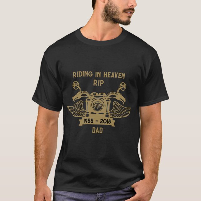 Camiseta Funeral de moto en memoria (Anverso)