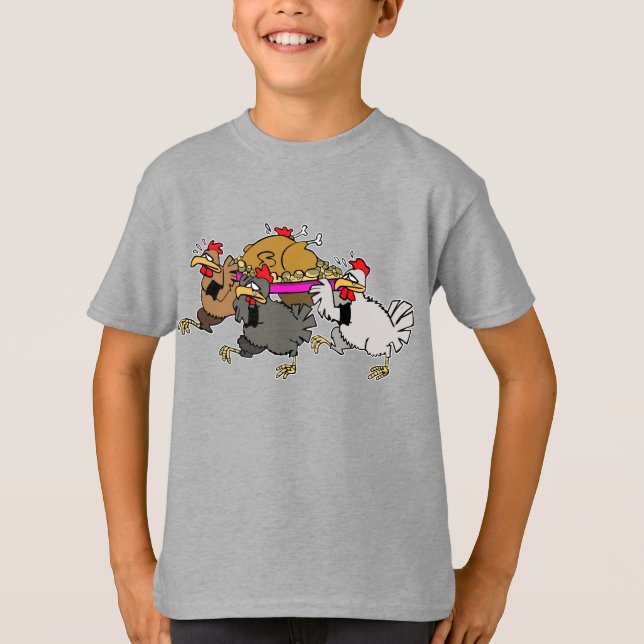 Camiseta Funeral de pollo (Anverso)