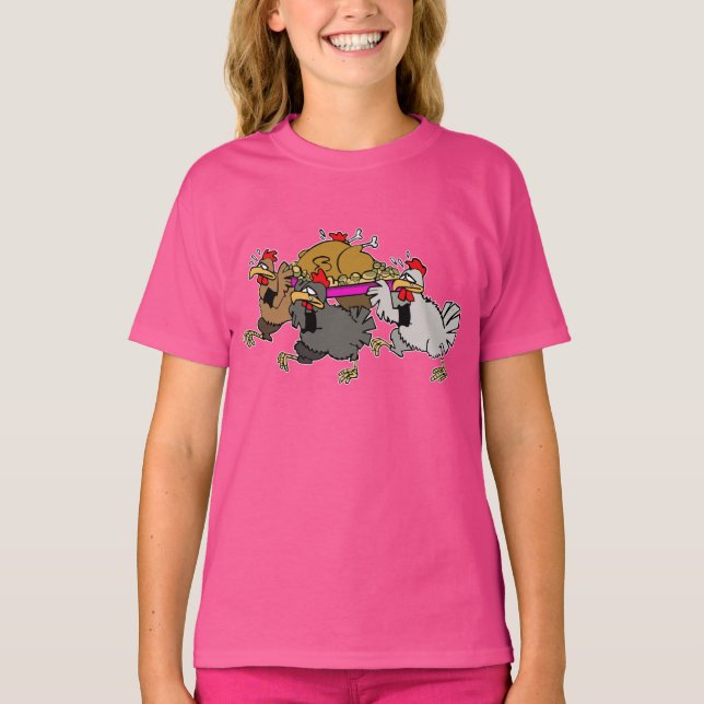 Camiseta Funeral de pollo (Anverso)