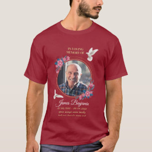 Camiseta Funeral personalizado, monumento personalizado
