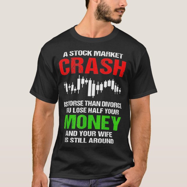 Camiseta Funeraria Actividad De Mercado De Valores Para Hom (Anverso)