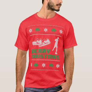 Camiseta Funeraria corriendo divertida Feliz Navidad