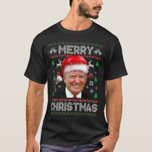 Camiseta Funeraria familia de Navidad Donald Trump