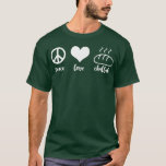 Camiseta Funeraria festividad judía Paz Desafío Amor Feliz<br><div class="desc">Divertido Día Judío de la Paz Desafío del Amor Feliz Hanukkah.</div>