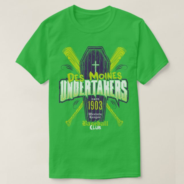 Camiseta Funerarias de Des Moines (Diseño del anverso)