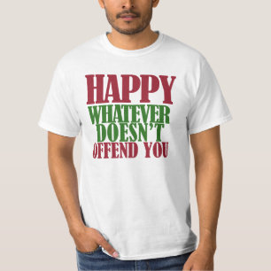 Camiseta Funerosa Felices Fiestas Feliz Navidad