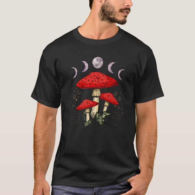 Camiseta Fungus Magic Psilocybin Mushrooms Hippie     1 (Anverso)