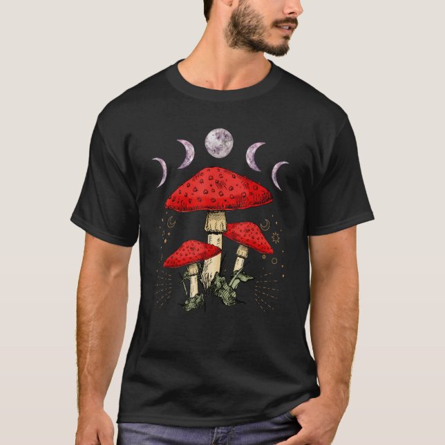 Camiseta Fungus Magic Psilocybin Mushrooms Hippie  1 (Anverso)