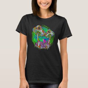 Camiseta Fungus Magic Psilocybin Mushrooms Tie Dye Hippie